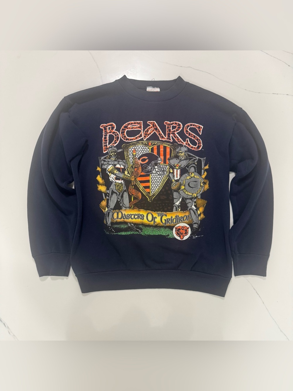 Vintage 1991 Chicago Bears Masters Of The Gridiron Crewneck Sweatshirt USA M